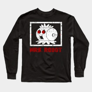 MRS. ROBOT SMILE Long Sleeve T-Shirt